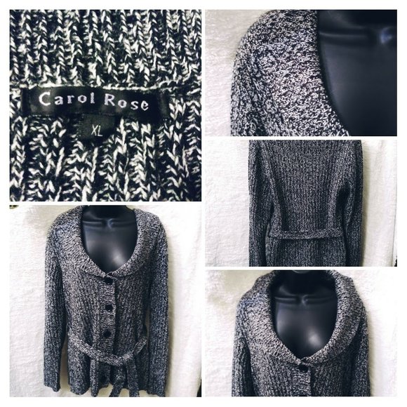 Carol Rose Sweaters - Carol Rose Cardigan Sweater Size XL